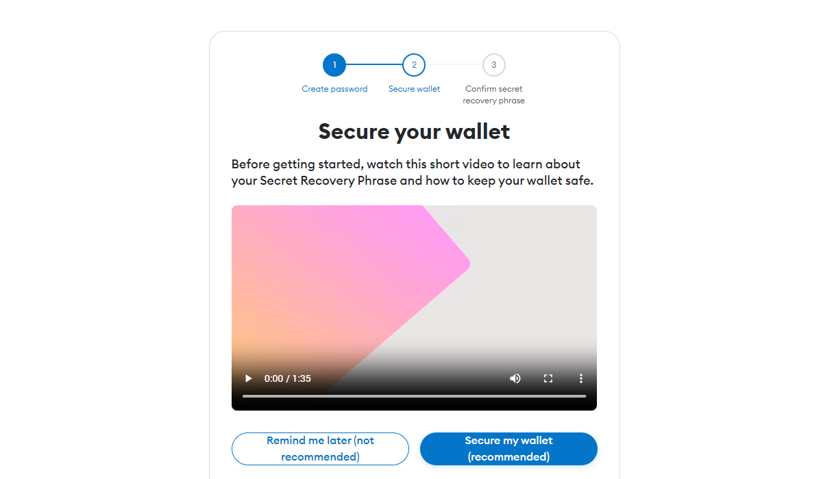 Metamask installation 3
